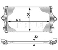 Mahle Original Ladeluftkühler  CI 219 000P