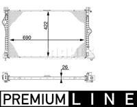 Mahle Original Ladeluftkühler  CI 222 000P