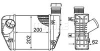 Mahle Original Ladeluftkühler  CI 423 000S