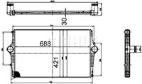 Mahle Original Ladeluftkühler  CI 518 000S