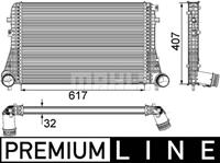 Mahle Original Ladeluftkühler  CI 208 000P