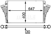 Mahle Original Ladeluftkühler  CI 21 000S