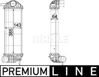 Mahle Original Ladeluftkühler  CI 243 000P