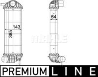 Mahle Original Ladeluftkühler  CI 244 000P