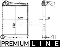 mahleoriginal Ladeluftkühler Mahle Original CI 252 000P