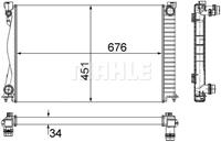 audi Radiateur CR1861000S