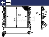 renault Radiateur CR308000S