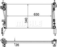 citroen Radiateur CR1122000P