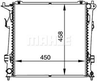 Mahle Original Kühler, Motorkühlung  CR 1367 000P