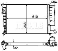 Mahle Original Kühler, Motorkühlung  CR 849 000S