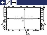 Mahle Original Kühler, Motorkühlung  CR 413 000S