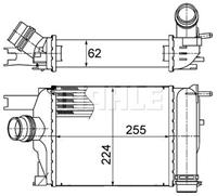 Mahle Original Ladeluftkühler  CI 497 000S