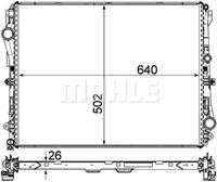 Mahle Original Kühler, Motorkühlung  CR 2172 000P