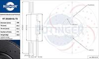 ROTINGER Bremsscheibe Vorderachse  RT 20168-GL T5