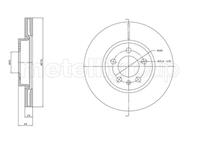 Metelli Bremsscheibe Vorderachse  23-1842C