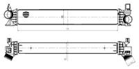 Ladeluftkühler NRF 309034