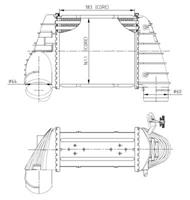 audi Intercooler, inlaatluchtkoeler 309040