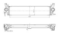 Ladeluftkühler NRF 309383