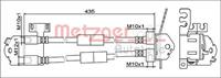 Metzger Bremsschlauch Hinterachse mitte längs  4111557