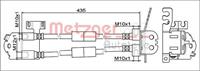 Metzger Bremsschlauch Hinterachse mitte längs  4111812