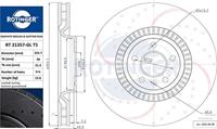 ROTINGER Bremsscheibe Vorderachse  RT 21357-GL T5