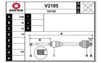 SNRA Antriebswelle - V2195