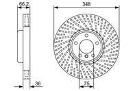 Remschijf BOSCH 0 986 479 W20