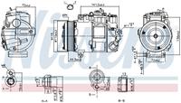 mercedes Compressor, airconditioning 890199