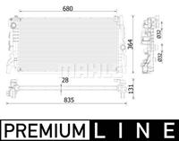 Mahle Original Kühler, Motorkühlung  CR 2323 000P