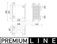 Mahle Original Ladeluftkühler links  CI 223 000P