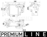 Mahle Original Ladeluftkühler links  CI 540 000P