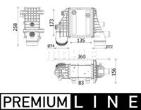 Mahle Original Ladeluftkühler  CI 553 000P