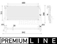 Mahle Original Kühler, Motorkühlung  CR 2311 000P