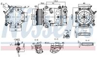 A/C compressor NISSENS NIS 890780