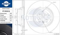 ROTINGER Bremsscheibe Vorderachse  RT 20346-GL