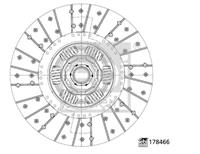 Febi Bilstein Kupplungsscheibe  178466