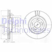 Remschijven DELPHI BG3747, 2 deel