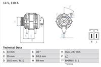 Generator Bosch 0 986 080 640