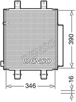 Condensator, Airconditioner DENSO DCN35004