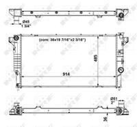 Radiator nrf 56024 easy fit