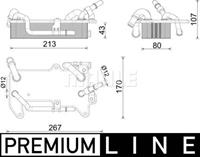 mahleoriginal Ölkühler, Automatikgetriebe Mahle Original CLC 284 000P