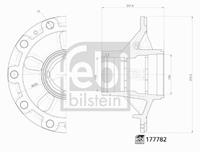 Febi Bilstein Radnabe Hinterachse  177782