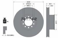 Textar Bremsscheibe Vorderachse  93138000