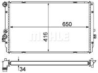 Mahle Original Kühler, Motorkühlung  CR 854 000S