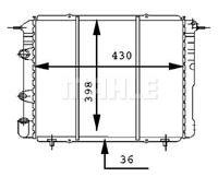 Mahle Original Kühler, Motorkühlung  CR 451 000S