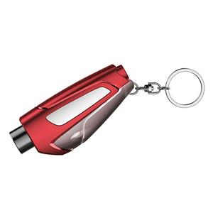 huismerk Multifunctionele draagbare auto noodruit schakelaar gordel cutter (rood)