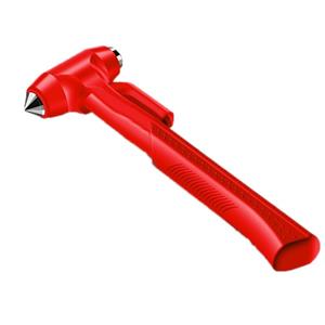 Huismerk Auto veiligheid levensreddende hamer auto noodsituatie multifunctionele raambreker kleur: opgewaardeerd rood