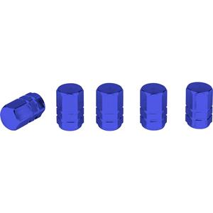 Eufab Ventielkap Set van 5 stuks Blauw