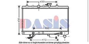 AKS Dasis Kühler, Motorkühlung  510049N