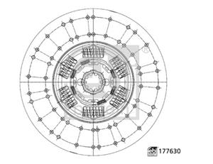 Febi Bilstein Kupplungsscheibe  177630